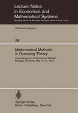 Mathematical Methods in Queueing Theory