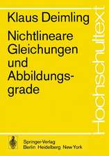 Nichtlineare Gleichungen und Abbildungsgrade