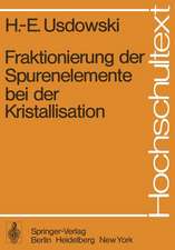 Fraktionierung der Spurenelemente bei der Kristallisation