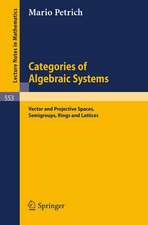 Categories of Algebraic Systems: Vector and Projective Spaces, Semigroups, Rings and Lattices