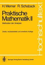 Praktische Mathematik II: Methoden der Analysis