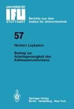 Beitrag zur Arbeitsgenauigkeit des Kaltmassivumformens