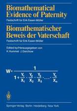 Biomathematical Evidence of Paternity / Biomathematischer Beweis der Vaterschaft: Festschrift for Erik Essen-Möller / Festschrift für Erik Essen-Möller