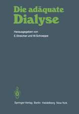 Die adäquate Dialyse: Dialyse-Ärzte-Workshop Bernried 1981