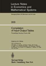 Compilation of Input-Output Tables: Proceedings of a Session of the 17th General Conference of the International Association for Research in Income and Wealth, Gouvieux, France, August 16 – 22, 1981