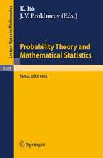 Probability Theory and Mathematical Statistics: Proceedings of the Fourth USSR-Japan Symposium, held at Tbilisi, USSR, August 23-29, 1982