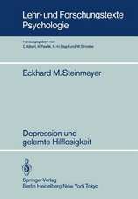 Depression und gelernte Hilflosigkeit: Empirische Untersuchungen zur Kausalattribution von Erfolgs- bzw. Mißerfolgserlebnissen depressiver Subgruppen im klinischen Feld