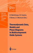 Thermodynamic Data, Models, and Phase Diagrams in Multicomponent Oxide Systems: An Assessment for Materials and Planetary Scientists Based on Calorimetric, Volumetric and Phase Equilibrium Data