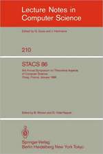 STACS 86: 3rd Annual Symposium on Theoretical Aspects of Computer Science - Orsay, France, January 16-18, 1986