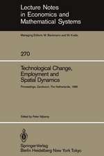 Technological Change, Employment and Spatial Dynamics: Proceedings of an International Symposium on Technological Change and Employment: Urban and Regional Dimensions Held at Zandvoort, The Netherlands April 1–3, 1985