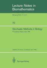 Stochastic Methods in Biology: Proceedings of a Workshop held in Nagoya, Japan July 8–12 1985