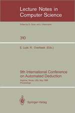 9th International Conference on Automated Deduction