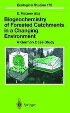 Biogeochemistry of Forested Catchments in a Changing Environment: A German Case Study