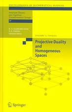 Projective Duality and Homogeneous Spaces