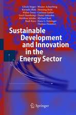 Sustainable Development and Innovation in the Energy Sector