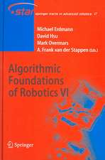 Algorithmic Foundations of Robotics VI