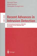 Recent Advances in Intrusion Detection: 6th International Symposium, RAID 2003, Pittsburgh, PA, USA, September 8-10, 2003, Proceedings