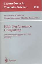 High Performance Computing: Third International Symposium, ISHPC 2000 Tokyo, Japan, October 16-18, 2000 Proceedings