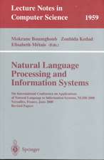 Natural Language Processing and Information Systems: 5th International Conference on Applications of Natural Language to Information Systems, NLDB 2000, Versailles, France, June 28-30, 2000; Revised Papers