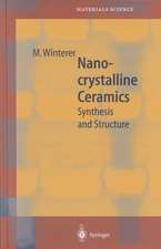 Nanocrystalline Ceramics: Synthesis and Structure