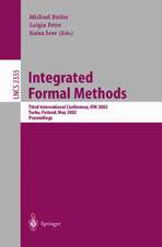 Integrated Formal Methods: Third International Conference, IFM 2002, Turku, Finland, May 15-18, 2002. Proceedings.