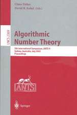 Algorithmic Number Theory: 5th International Symposium, ANTS-V, Sydney, Australia, July 7-12, 2002. Proceedings