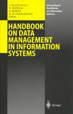 Handbook on Data Management in Information Systems