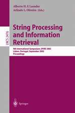 String Processing and Information Retrieval: 9th International Symposium, SPIRE 2002, Lisbon, Portugal, September 11-13, 2002 Proceedings