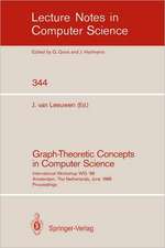 Graph-Theoretic Concepts in Computer Science: International Workshop WG `88 Amsterdam, The Netherlands, June 15-17, 1988. Proceedings