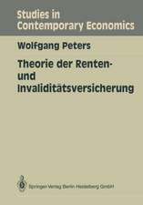 Theorie der Renten- und Invaliditätsversicherung