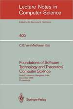 Foundations of Software Technology and Theoretical Computer Science: Ninth Conference, Bangalore, India, December 19-21, 1989. Proceedings