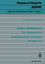 CAD*I Database: An Approach to an Engineering Database Version 4.0