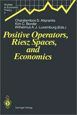 Positive Operators, Riesz Spaces, and Economics: Proceedings of a Conference at Caltech, Pasadena, California, April 16–20, 1990