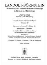 Dipole Moments, Quadrupole Coupling Constants, Hindered Rotation and Magnetic Constants of Diamagnetic Molecules/ Dipolmomente, Quadrupolkopplungskonstanten, gehinderte Rotation und magnetische Konstanten diamagnetischer Molekeln