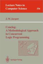 Conclog: A Methodological Approach to Concurrent Logic Programming