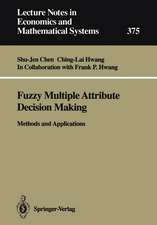 Fuzzy Multiple Attribute Decision Making: Methods and Applications