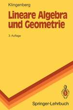 Lineare Algebra und Geometrie