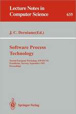 Software Process Technology: Second European Workshop, EWSPT '92, Trondheim, Norway, September 7-8, 1992. Proceedings