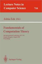 Fundamentals of Computation Theory: 9th International Conference, FCT '93, Szeged, Hungary, August 23-27, 1993. Proceedings