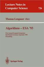 Algorithms - ESA '93: First Annual European Symposium, Bad Honnef, Germany, September 30 - October 2, 1993. Proceedings