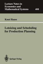 Lotsizing and Scheduling for Production Planning