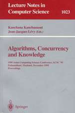 Algorithms, Concurrency and Knowledge: 1995 Asian Computing Science Conference, ACSC '95 Pathumthani, Thailand, December 11 - 13, 1995. Proceedings