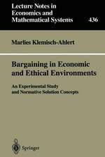 Bargaining in Economic and Ethical Environments