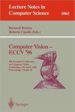 Computer Vision - ECCV '96: Fourth European Conference on Computer Vision, Cambridge, UK April 14-18, 1996. Proceedings, Volume II