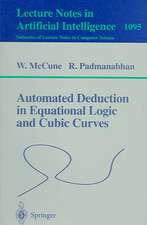 Automated Deduction in Equational Logic and Cubic Curves