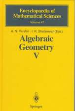 Algebraic Geometry V