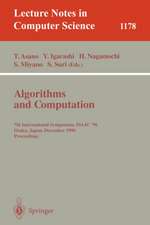 Algorithms and Computation: 7th International Symposium, ISAAC '96, Osaka, Japan, December 16 - 18, 1996, Proceedings