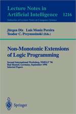 Non-Monotonic Extensions of Logic Programming: Second International Workshop NMELP '96, Bad Honnef, Germany September 5 - 6, 1996, Selected Papers