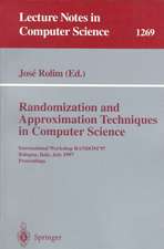 Randomization and Approximation Techniques in Computer Science: International Workshop RANDOM'97, Bologna, Italy, July 11-12, 1997 Proceedings