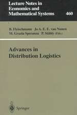 Advances in Distribution Logistics